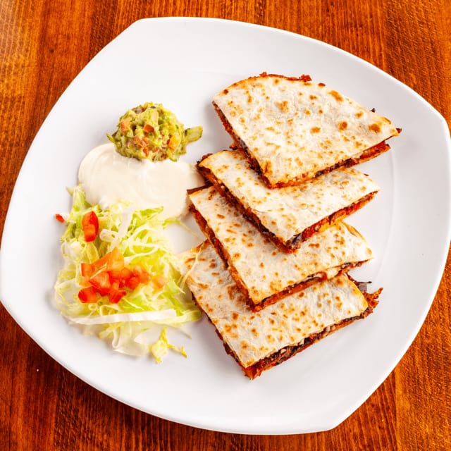 Veggie Quesadilla.