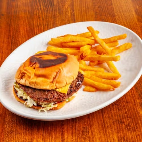 Double Cheese Burger.