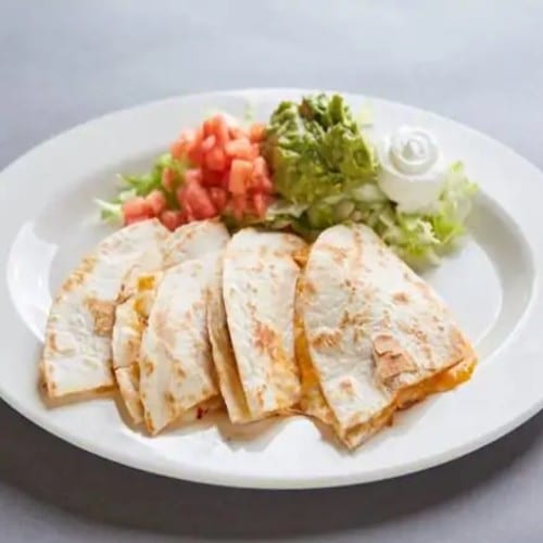 Veggie Quesadilla.